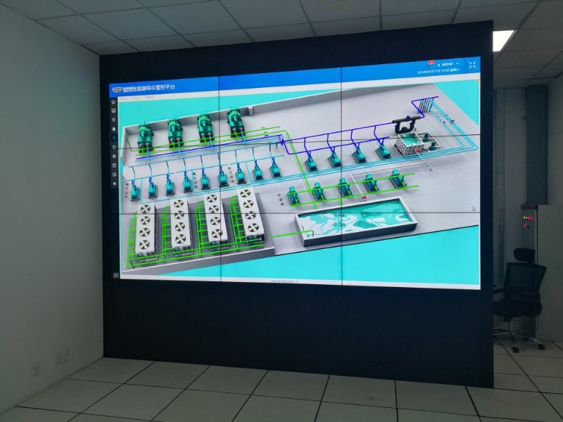 浙江省某吉利汽車研究中心監(jiān)控室55寸2X3拼接改造55寸3X3拼接項(xiàng)目案例成功展示